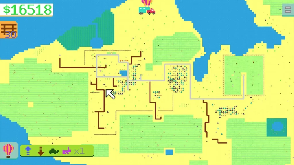 Horsey Game world map showing key locations and areas