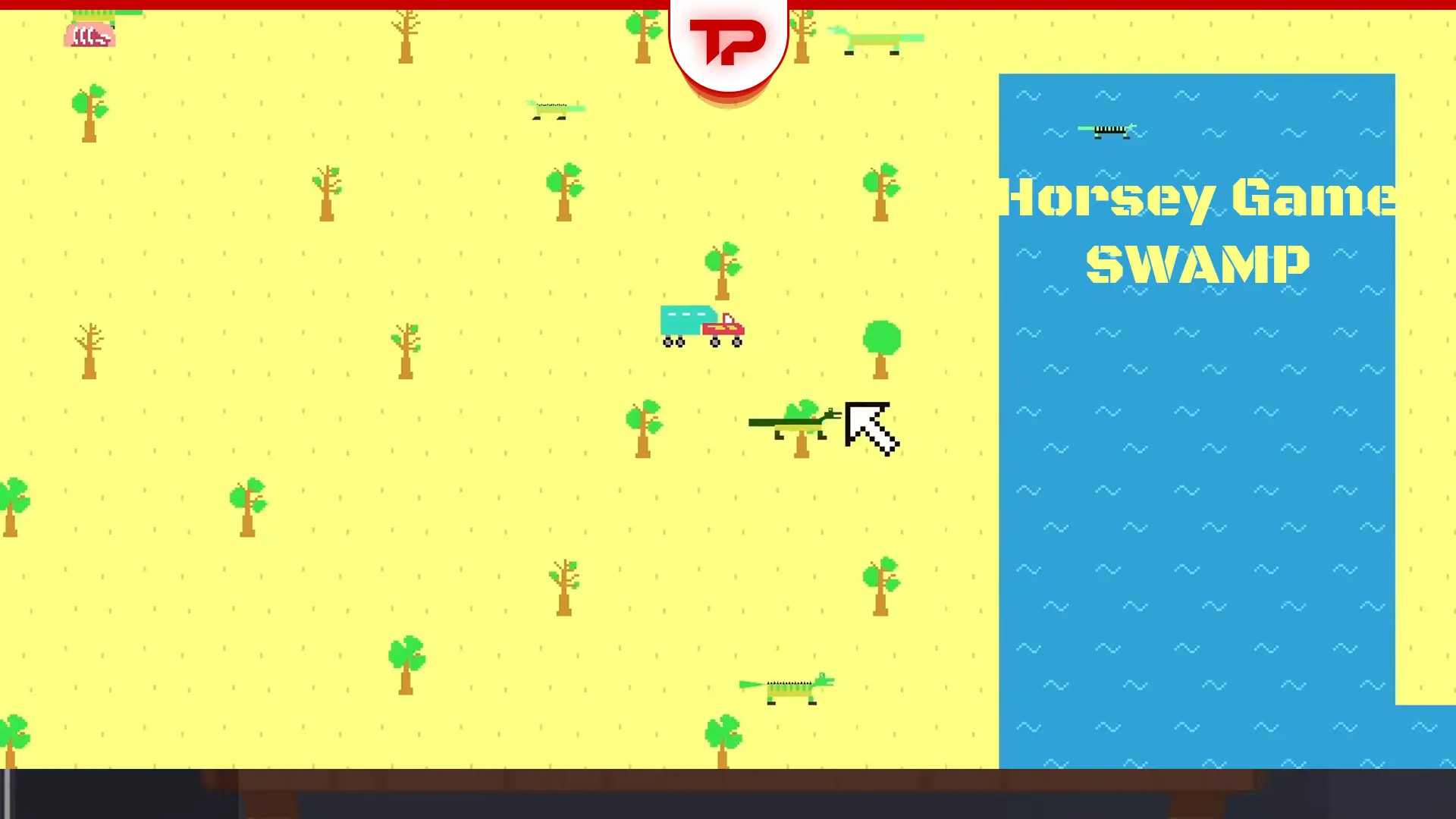 Horsey Game Swamp location with tall reeds and watery terrain